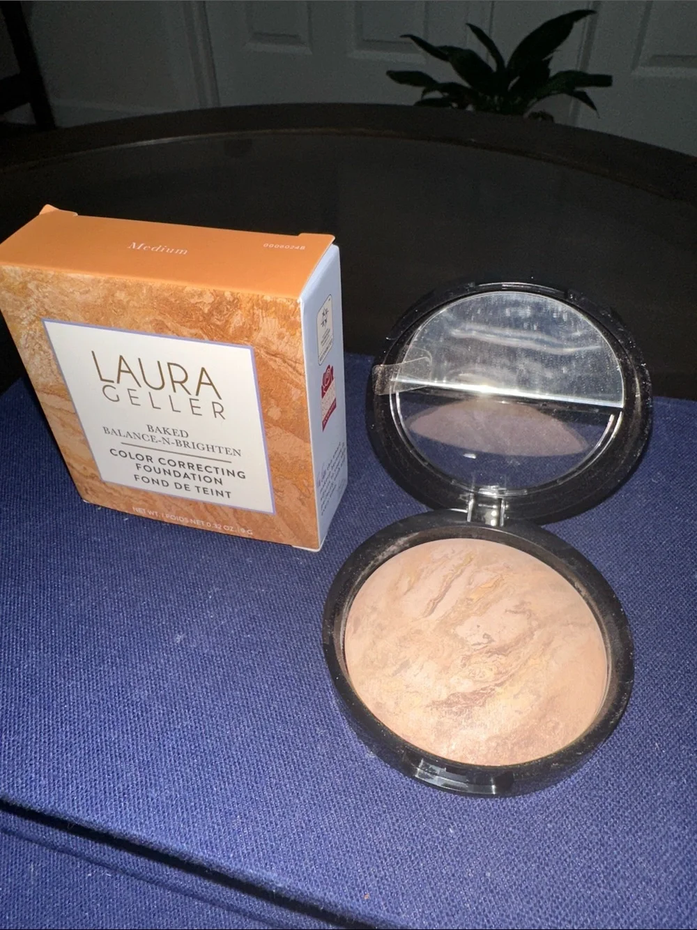 Laura Geller Color Correcting Baked Foundation - Warm Tan Marble